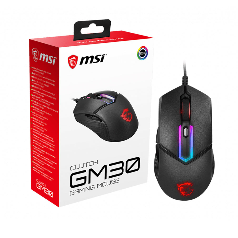 MSI CLUTCH GM30 RGB Wired Gaming Mouse