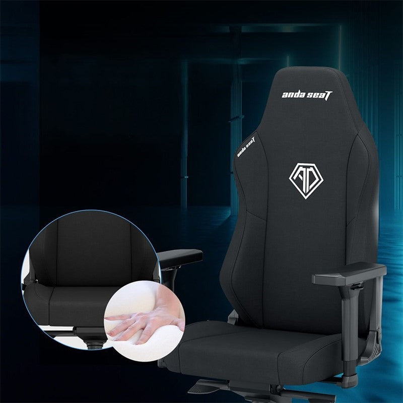 X-Rocker Sony PlayStation Geist 2.0 Floor Rocker Gaming Chair + Andaseat Phantom 3 XL Gaming Chair - Black