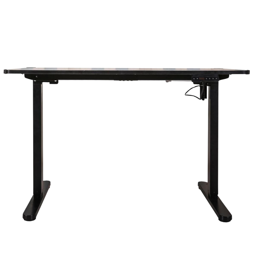 Royal Electric Gaming Desk Adjustable Height, Carbon Fiber, RGB, (120*60*72) cm Size - Black