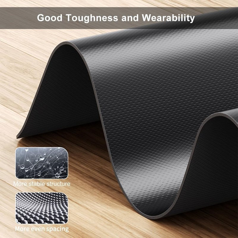 King Smith Non-Slip Walking Pad Floor Mat - Black