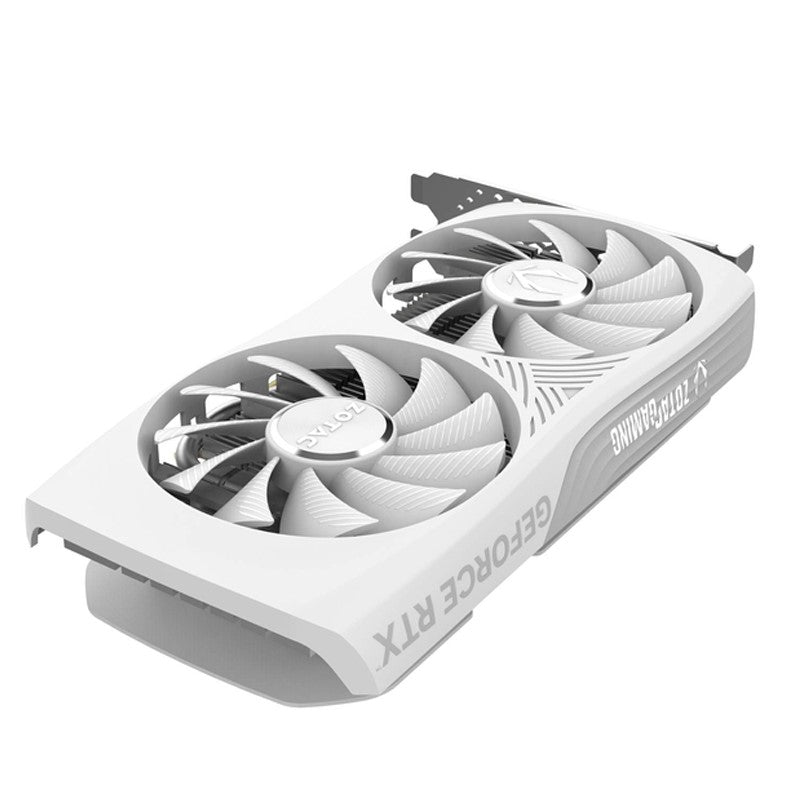 زوتاك بطاقة رسومات الألعاب جيمينج جي فورس RTX 4060 سعة 8 جيجابايت الحافة المزدوجة OC إصدار أبيض GDDR6