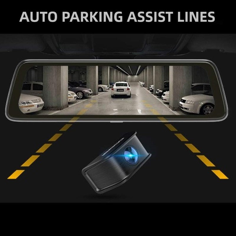 DDPAI Mola E3 Rearview Mirror Dashcam, Dual Channel with QHD 1440p+1080p, Touch Screen, Wi-Fi, G-Sensor, WDR