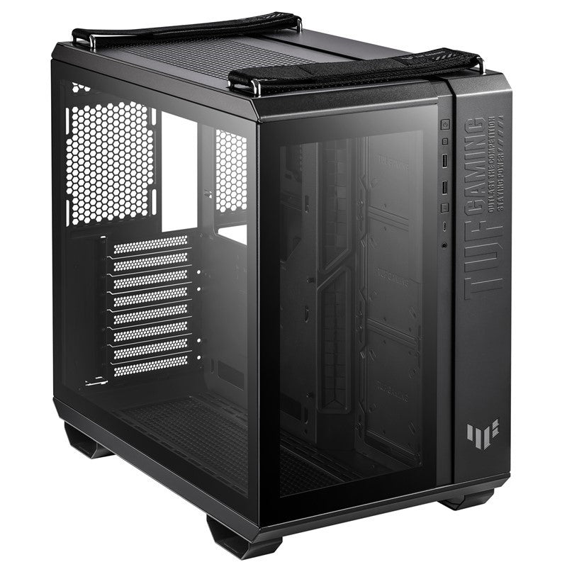 حافظة اسوس تاف جيمينج GT502 من الزجاج المقوى ATX Mid Tower - أسود