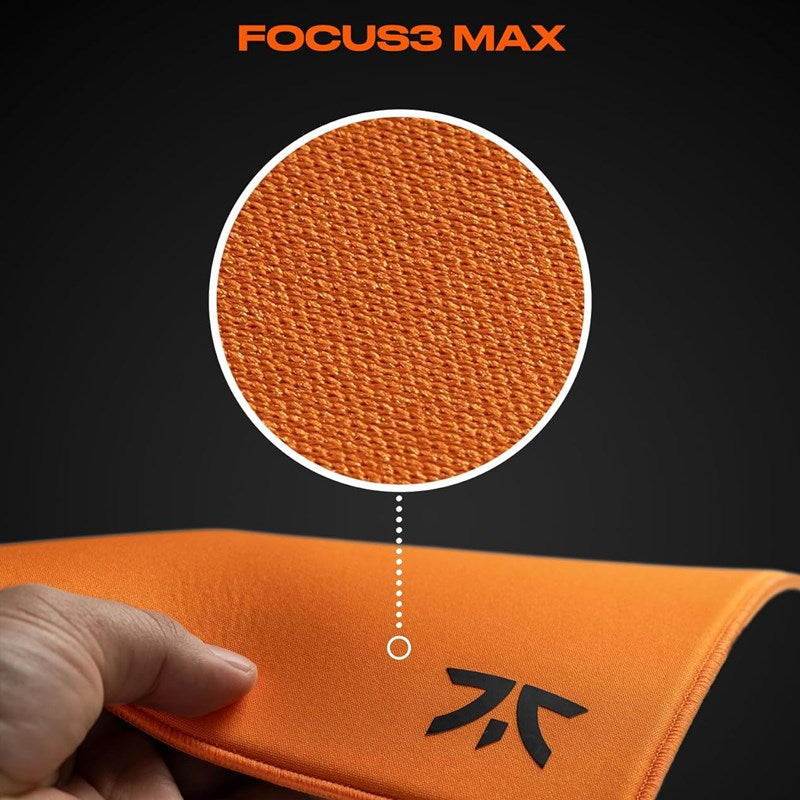 Fnatic Focus3 Max L Gaming Mousepad (480x400x6mm) - Sunrise Orange