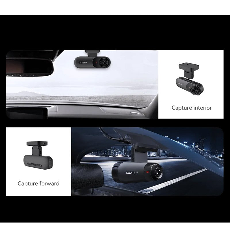 DDPAI Mola N3 Car Camera Dash Cam with GPS Video Recorder On-Dash Vehicle Cameras F1.8 Lens Motion Detection Parking Monitoring