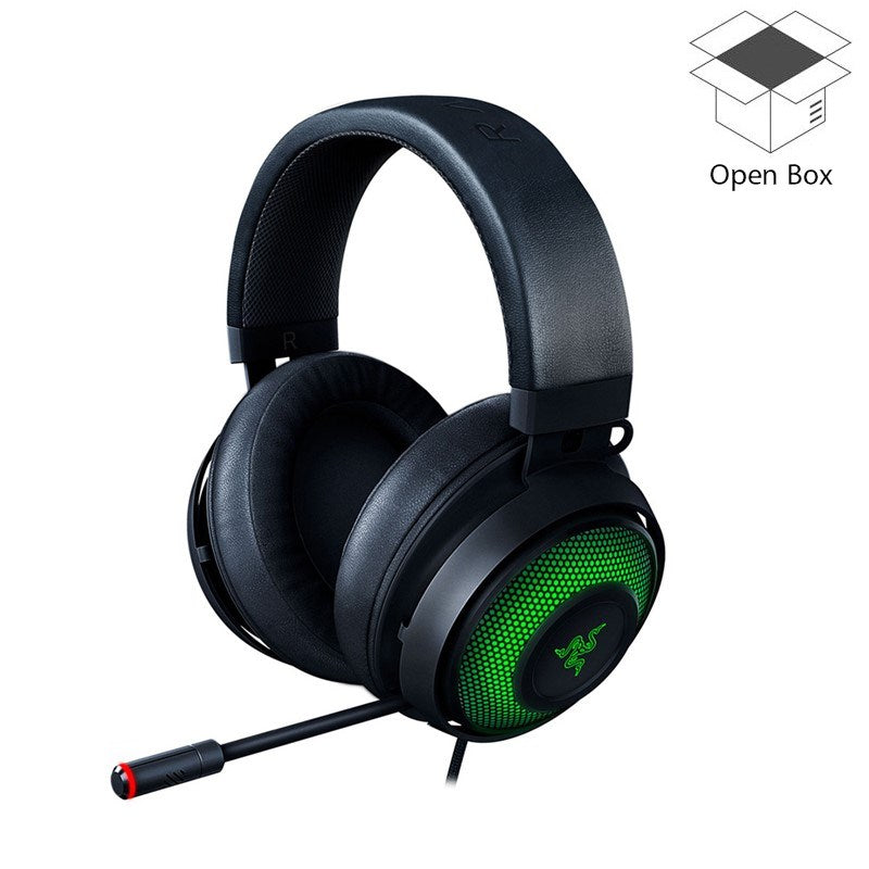 Razer Kraken Ultimate Gaming Headset Surround Sound, ANC Microphone, RGB Chroma -  Open Box