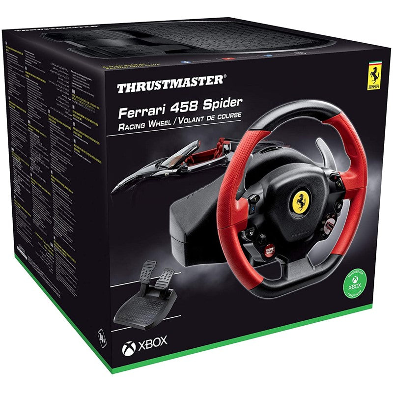 عجلة قيادة السباق Thrustmaster فيرارى 458 سبايدرلاجهزة اكس بوكس