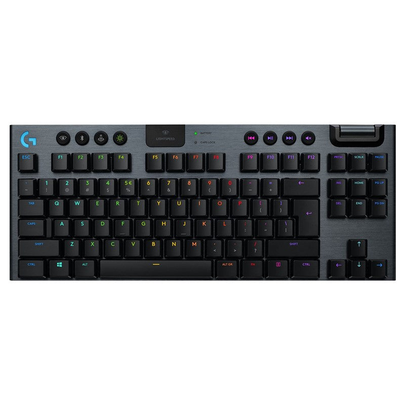 Logitech G915 TenKeyLess Wireless RGB Mechanical Gaming Keyboard - White - Tactile