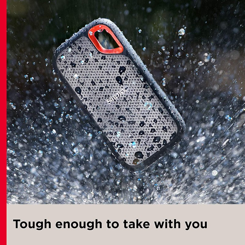 SanDisk Extreme Portable 1TB SSD V2, USB Type-C 3.2 Gen 2, Up to 1050 MB/s Speed