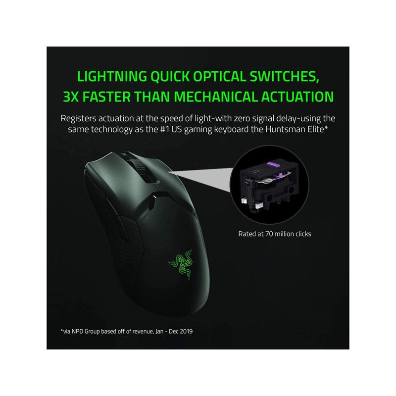 Razer Viper Ultimate 20,000 DPI Chroma RGB Ambidextrous Wireless Gaming Mouse - Open Box