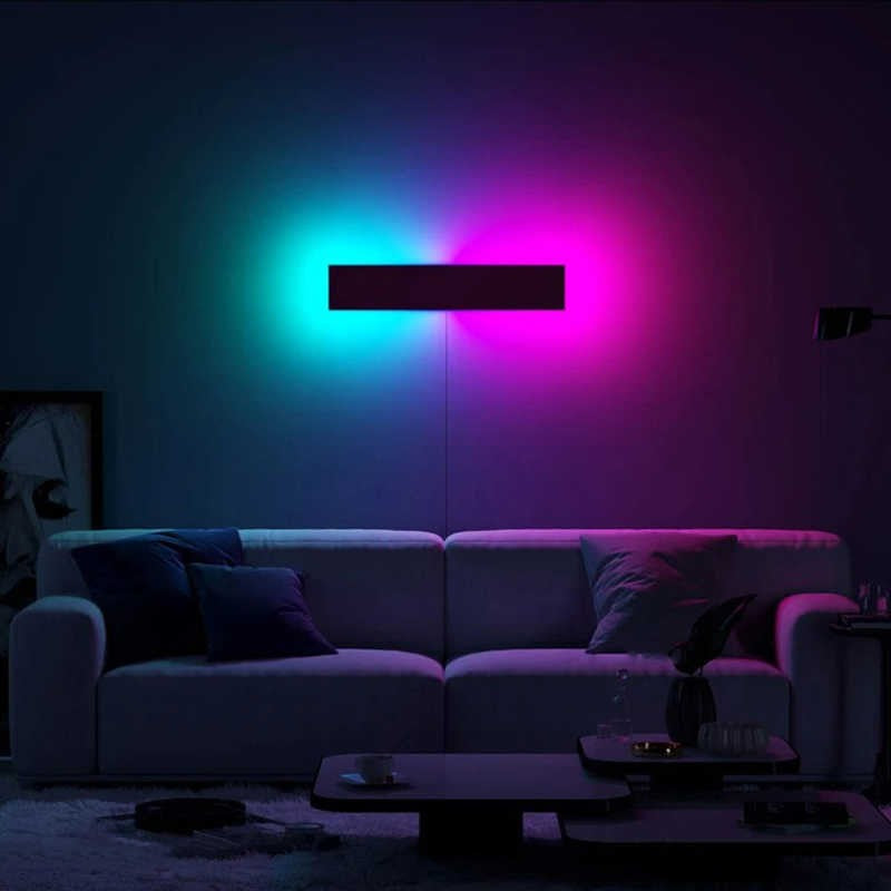 RGB Lamp LED Wall Lights with Remote Control