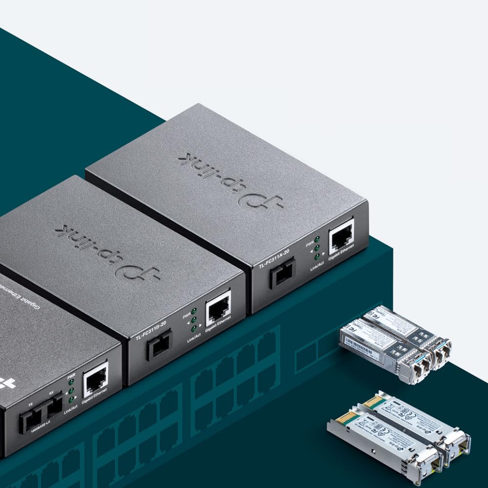 TP-Link 10/100Mbps Single-Mode Media Converter