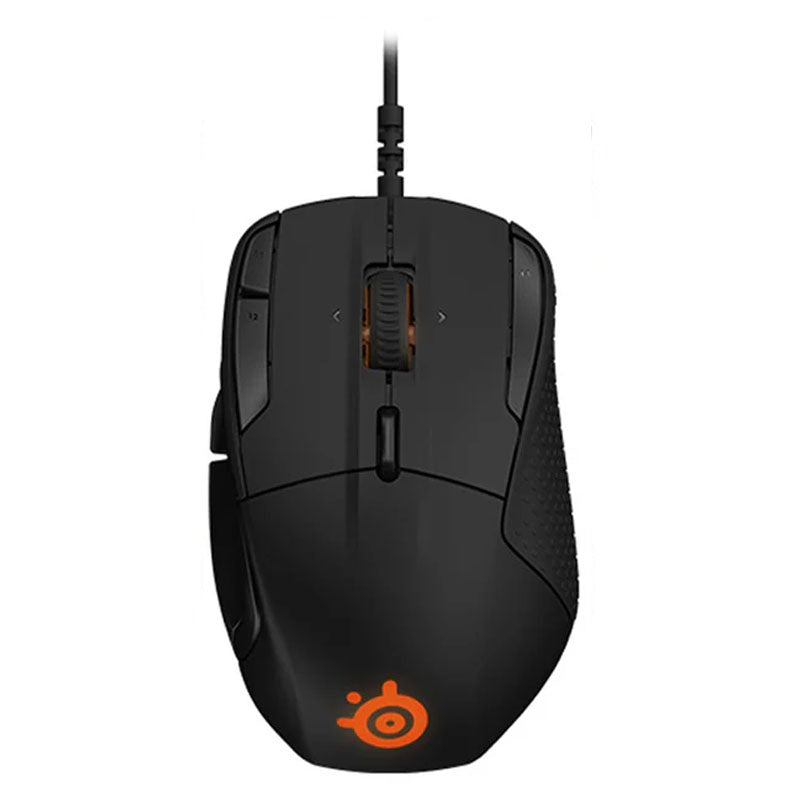 SteelSeries Rival 500 MMO/MOBA 15-Button Programmable Gaming Mouse - 16,000 CPI