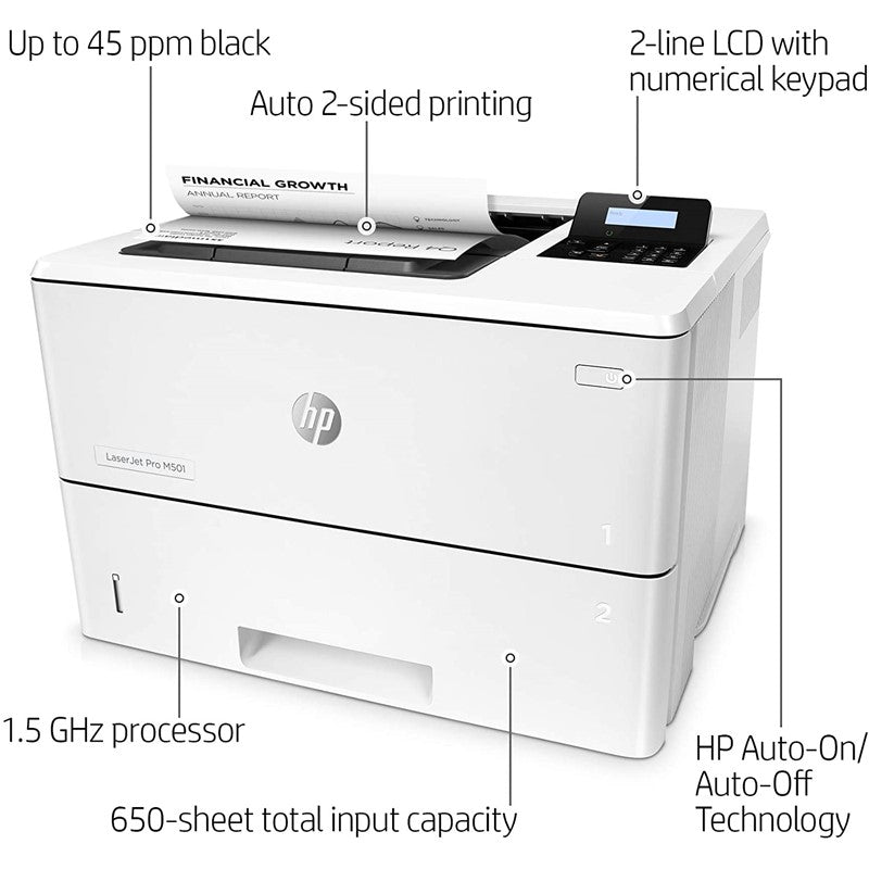 HP LaserJet Pro M501dn Printer