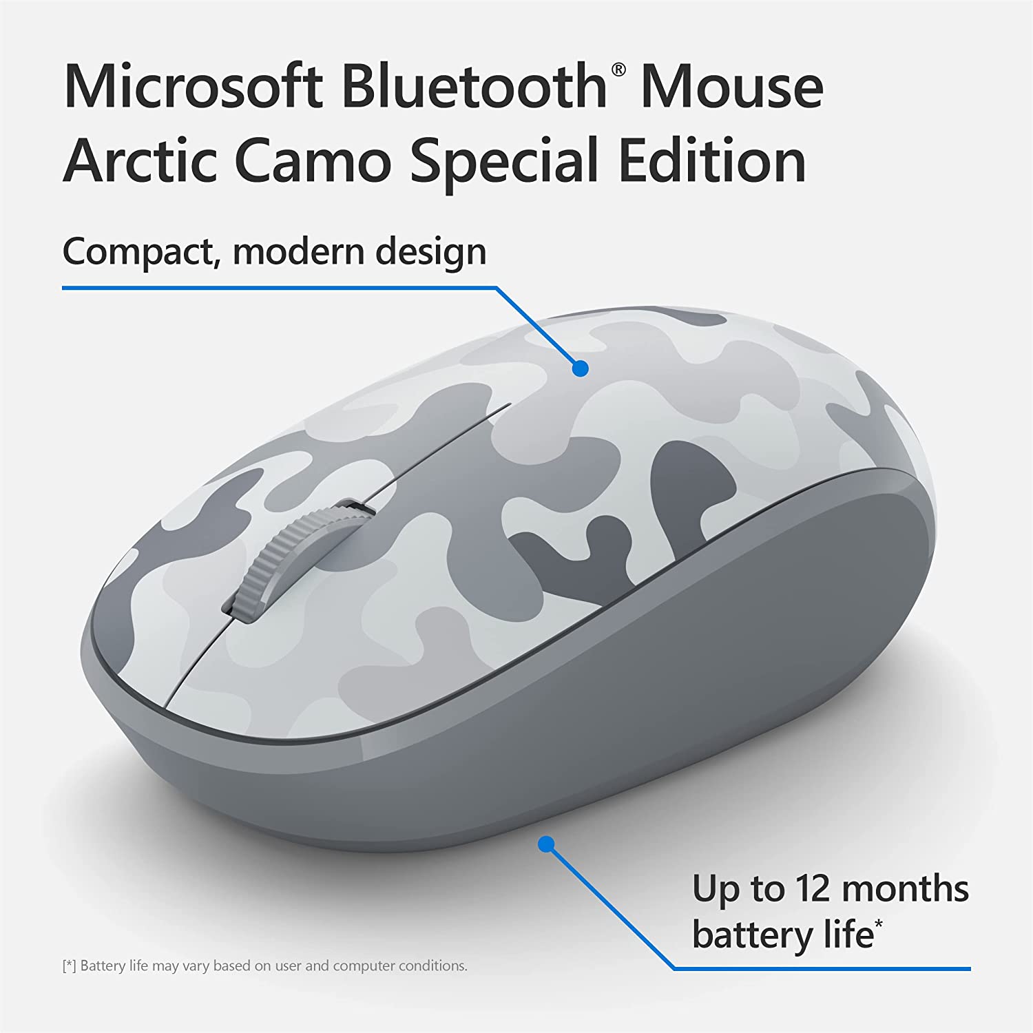 Microsoft Bluetooth Mouse - Arctic Camo - Special Edition