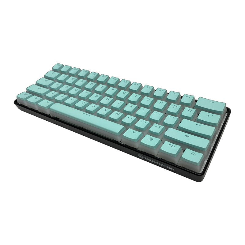 Kraken Mint Pudding Keycap Set (ISO Keys included)