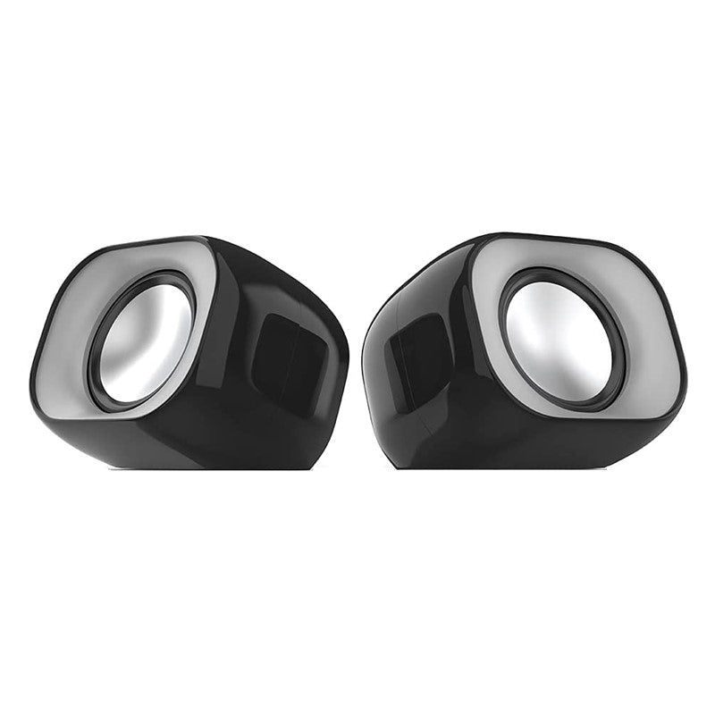 HP DHS-2111 Speaker Desktop Wired Mini Multimedia USB Speaker, Stereo, Subwoofer for Home, Mobile & Notebook