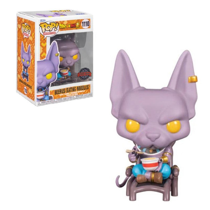 Funko Pop! Animation: DBS - Beerus Eating Noodles (Exc)