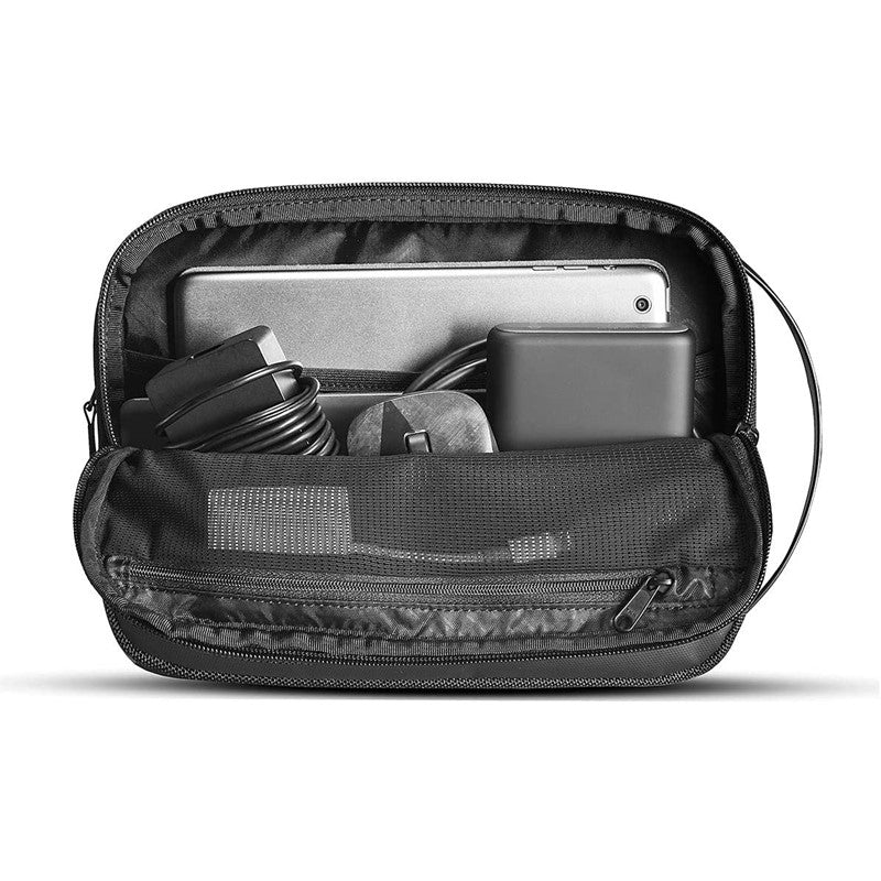 Tomtoc Organizer Travel Universal Cable Kit Management Organizer Accessories Storage Case Pouch Bag for iPad Mini 6/ 5 / 4 / 3, Cable, Charger, Phone, USB, SD Card