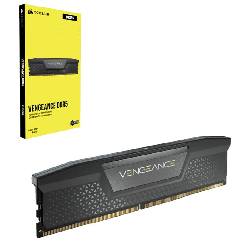 Corsair VENGEANCE 64GB (2 x 32GB) DDR5 DRAM 5200MHz C40 Memory Kit - Black