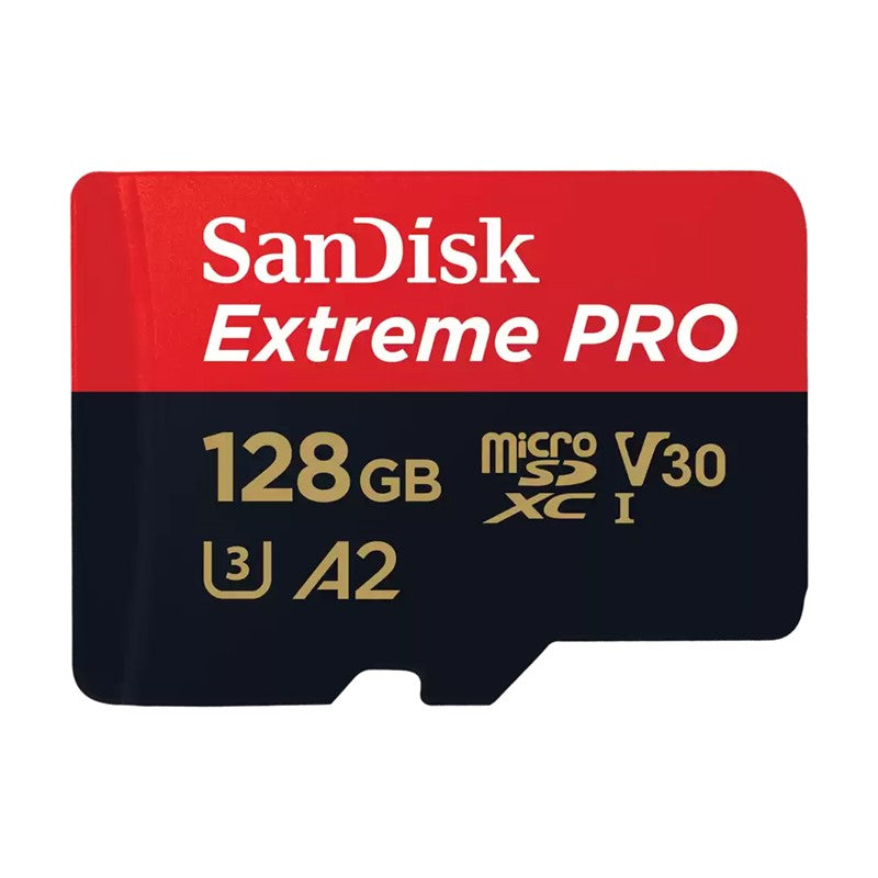 SanDisk 128GB Extreme PRO microSDXC UHS-I Memory Card for 4K UHD Videos, Up to 200MB/s Speed