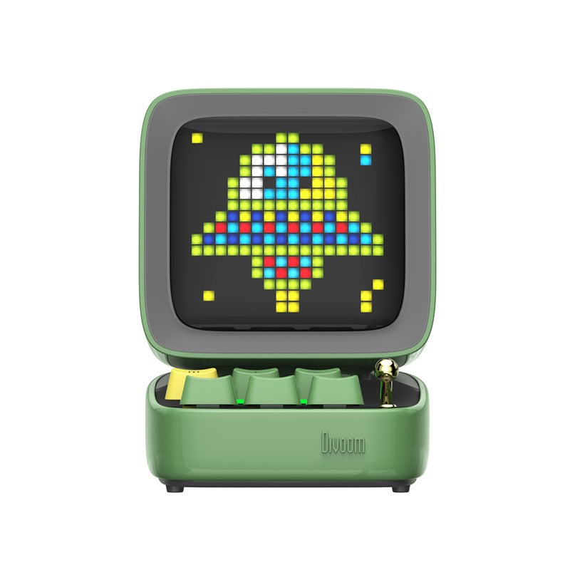 Divoom Ditoo-Pro Retro Pixel Art Bluetooth Speaker with RGB Mechanical Keyboard - Black