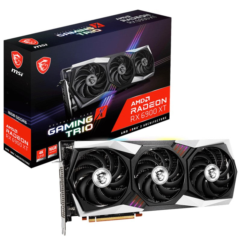 MSI Radeon RX 6900 XT GAMING X TRIO 16GB GDDR6 Gaming Graphics Card