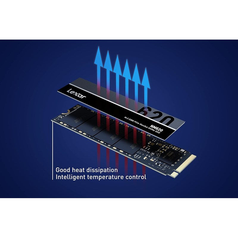 Lexar NM620 1TB M.2 2280 PCIe Gen3x4 NVMe Internal SSD