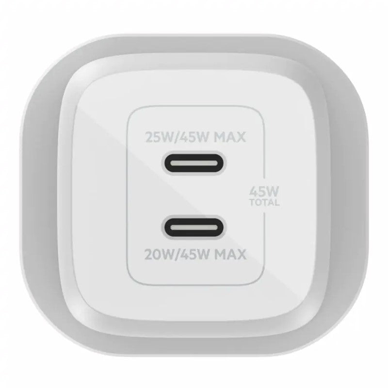 Belkin - Wall Charger - 45W Dual USB-C Gan
