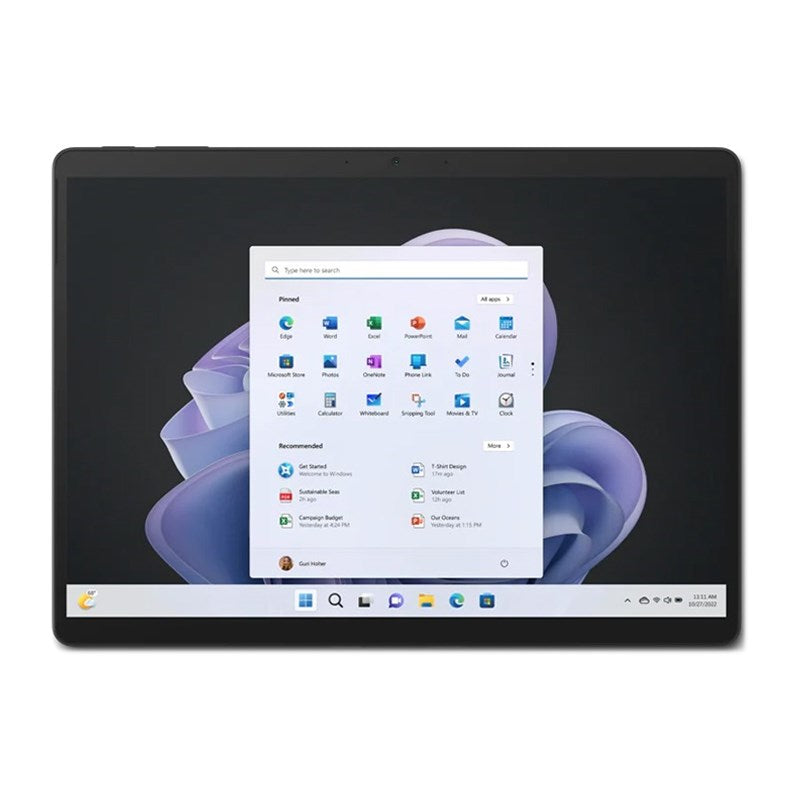 Microsoft Surface Pro 9, 13” PixelSense Flow Display, i7-1255U 12Th Generation, 16GB RAM 512GB SSD Windows 11 Pro - Graphite