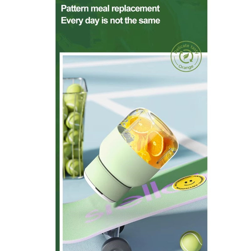 Portable Handheld Rechargeable Electric Juicer, Blender 800 ml - Green, (Pack of 2)