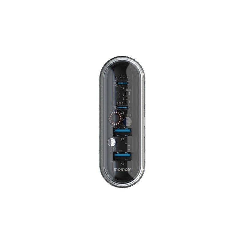 Momax 1-Charge Flow PD 80W GaN Desktop Charger [4 Ports], White