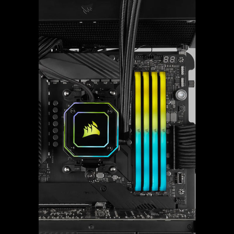 Corsair Vengeance RGB RS 16GB (1 x 16GB) DDR4 3600MHz C18 RAM Memory Kit - Black