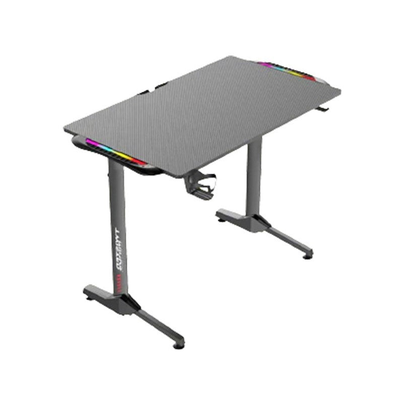Black Bull Gaming Chair - Black/Blue + Twisted Minds T Shaped RGB Gaming Desk (Dimension: 100 cm x 60 cm x 75 cm)