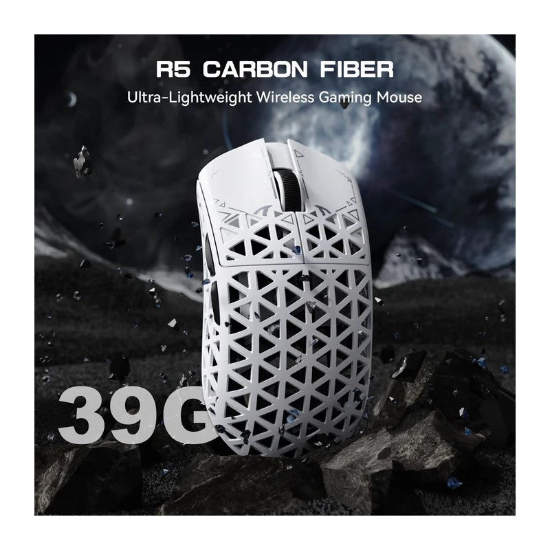 ATTACK SHARK R5 Ultra Carbon Fiber Tri-Mode Wireless (BT/2.4G Wireless/Wired) 8K PAW3950MAX Gaming Mouse