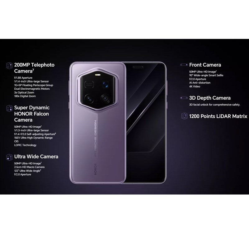 Honor Magic 7 RSR Porsche Design 5G, 1 TB, 24 GB RAM, 120 Hz, 6.80