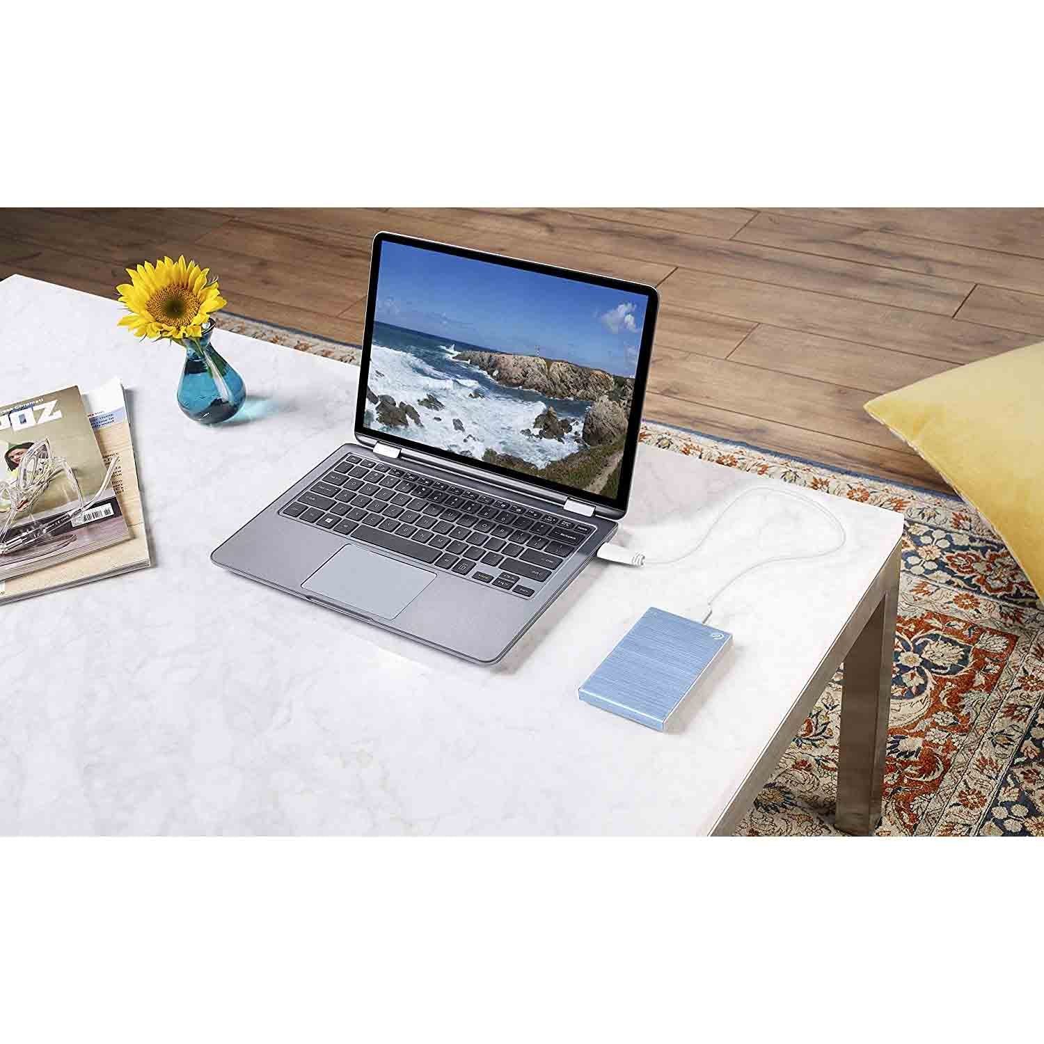 Seagate 1TB Backup Plus Slim Portable Hard Drive,for Windows and Mac