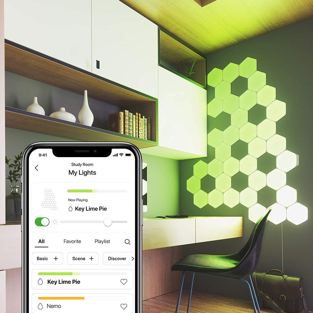 Nanoleaf Shapes Hexagon Expansion Pack 3 Light Panels (Panels Only) - White