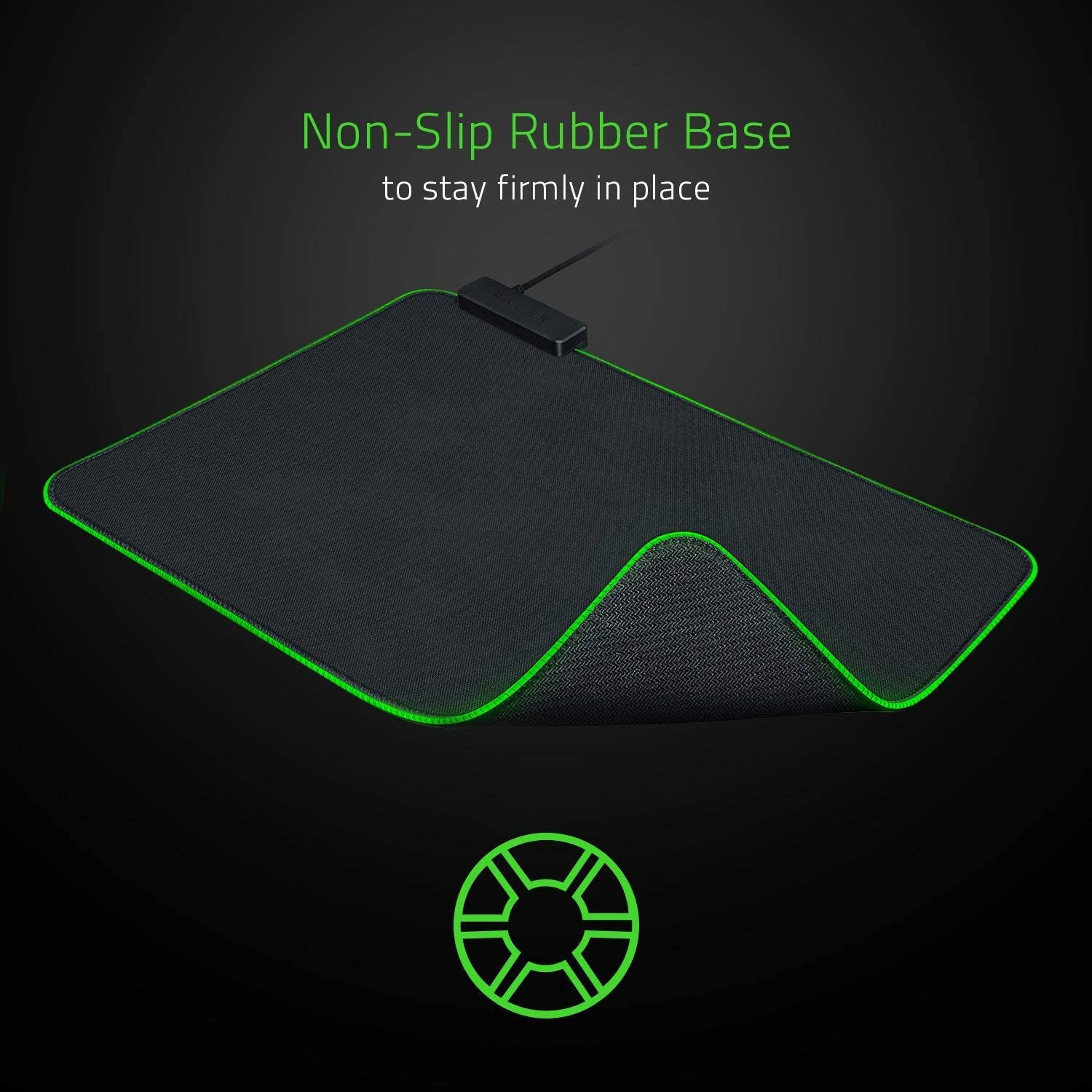 Razer Goliathus Chroma Soft Gaming Mouse Mat, Standard - Black