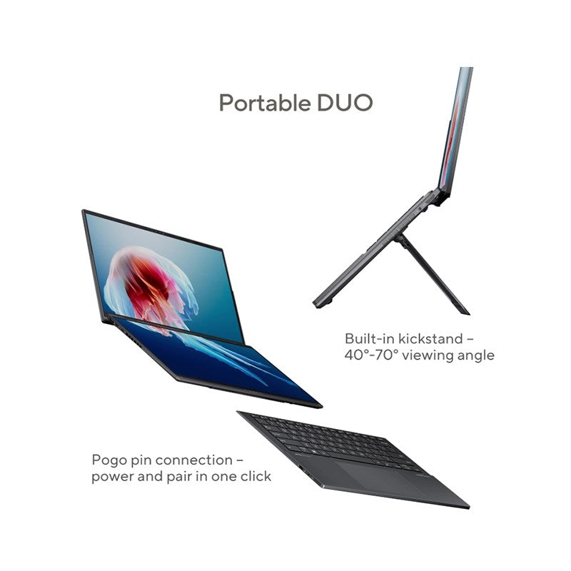 Asus Zenbook Duo OLED, Intel Core Ultra 7-155H 16 GB RAM, 1 TB SSD, 14
