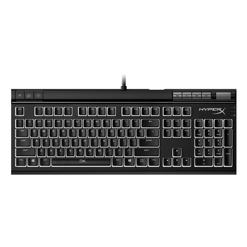 HyperX Alloy Elite 2 Mechanical Wired Gaming Keyboard, HX Red (US Layout) - Black