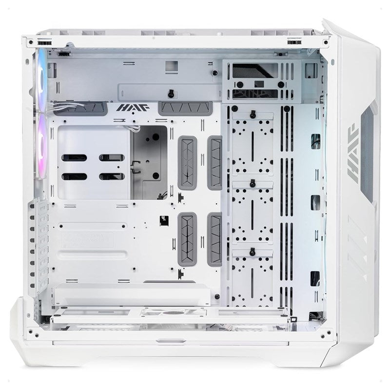 Cooler Master HAF 700 ARGB Full Tower ATX Gaming PC Case - White (5 ARGB Fans Included)