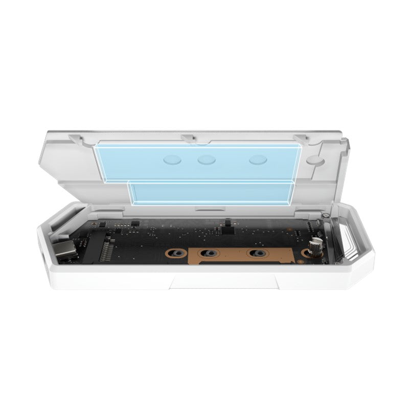 Asus ROG Strix ARION Hatsune Miku Edition M.2 NVMe SSD Enclosure - Moonlight White