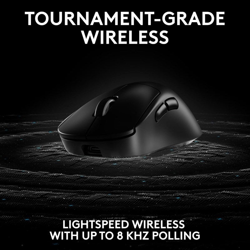Logitech G PRO X SUPERLIGHT 2 DEX Lightspeed Wireless Gaming Mouse - Black