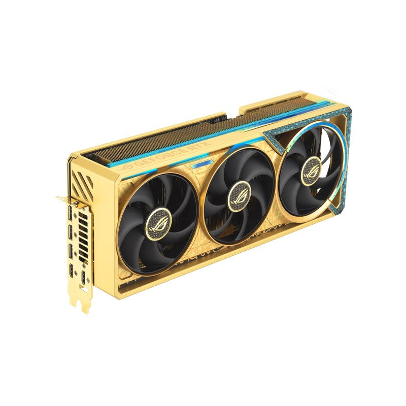 Asus ROG ASTRAL GeForce RTX 5080 OC 16GB Dhahab Edition Graphic Card - Gold