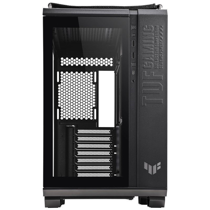 حافظة اسوس تاف جيمينج GT502 من الزجاج المقوى ATX Mid Tower - أسود