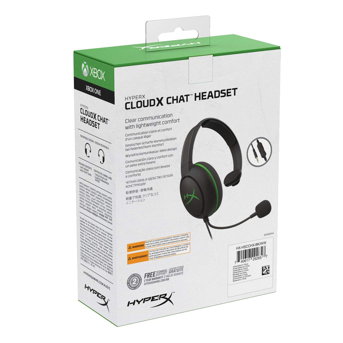 HyperX CloudX Chat Gaming Headset with Noise Cancellation Official For PC, Xbox One X & S Series