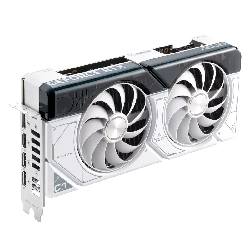 Asus Dual GeForce RTX 4070 SUPER White OC Edition 12GB GDDR6X Gaming Graphics Card