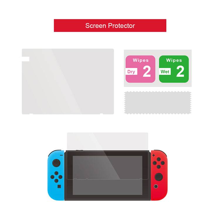 Dobe 6 in 1 Protective Pack for Nintendo Switch