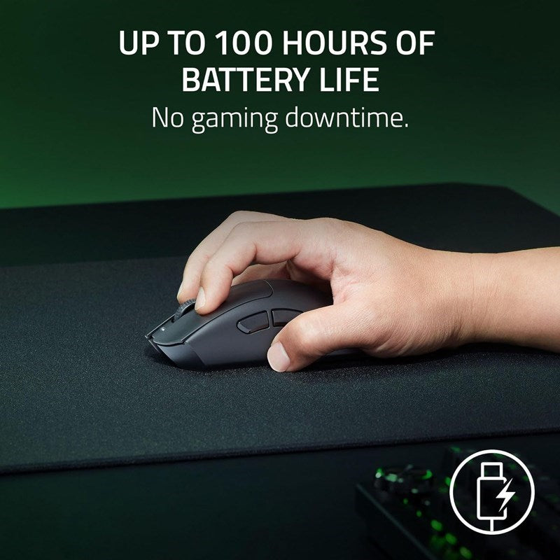 Razer DeathAdder V3 HyperSpeed Ultra-lightweight Wireless Ergonomic Esports Gaming Mouse - Black